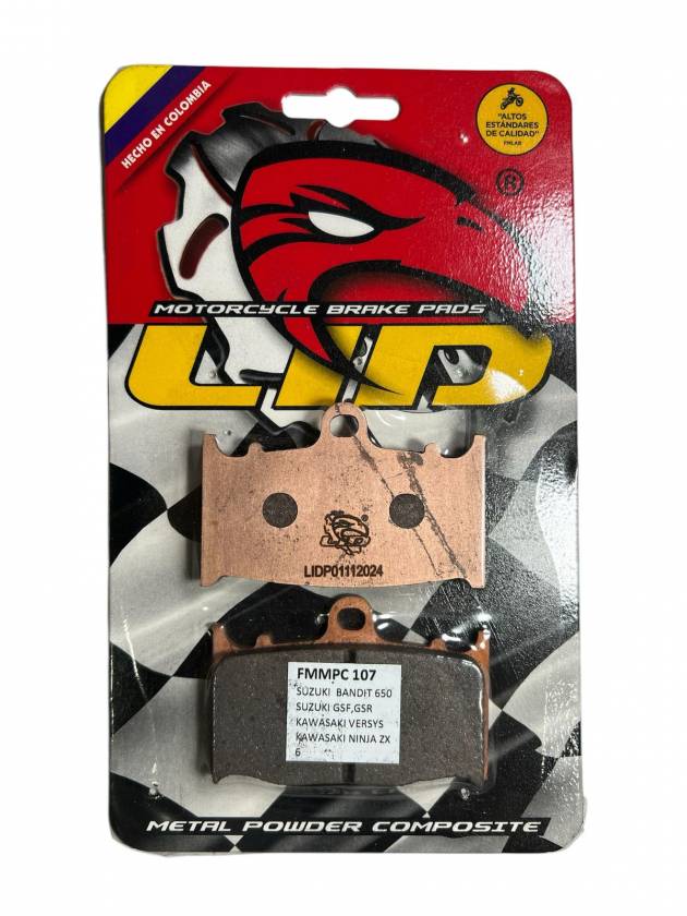 Pastillas de freno TRASERAS para moto LID RACING PREMIUM para HONDA CB 500