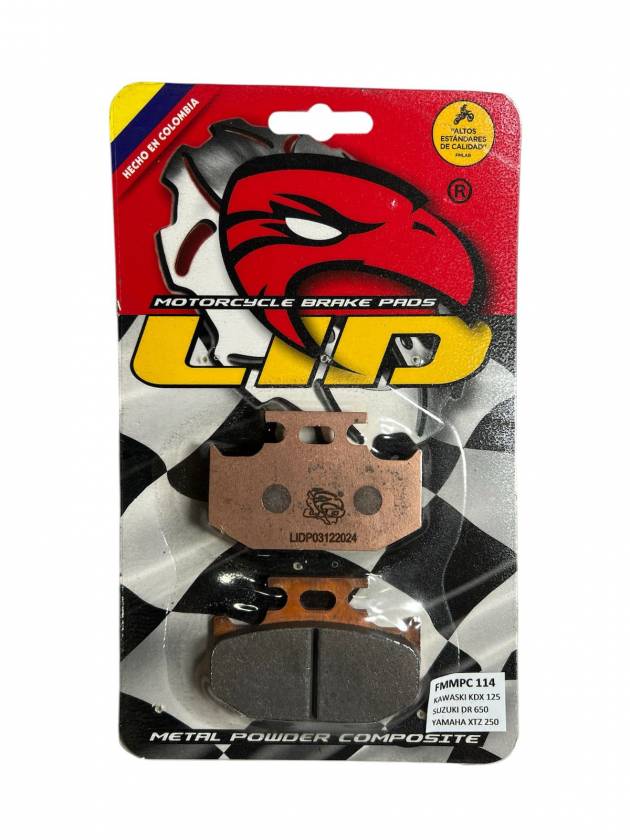 Pastillas de freno DELANTERAS para moto LID RACING PREMIUM para SUZUKI GSR 600