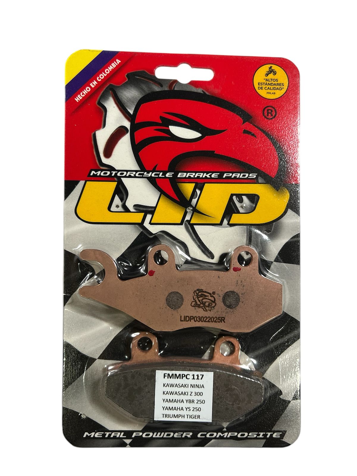 Pastillas de freno DELANTERAS para moto LID RACING PREMIUM para KAWASAKI NINJA 250