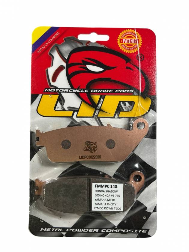 Pastillas de freno DELANTERAS para moto LID RACING PREMIUM para SUZUKI DR 150