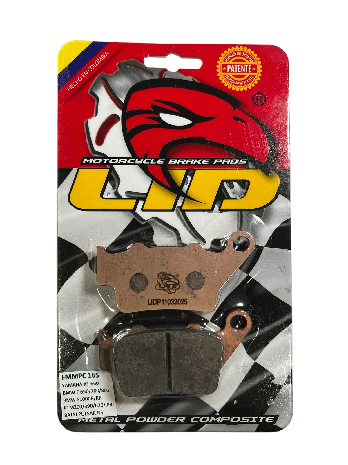 Pastillas de freno TRASERAS para moto LID RACING PREMIUM para ROYAL ENFIELD HIMALAYAN 411