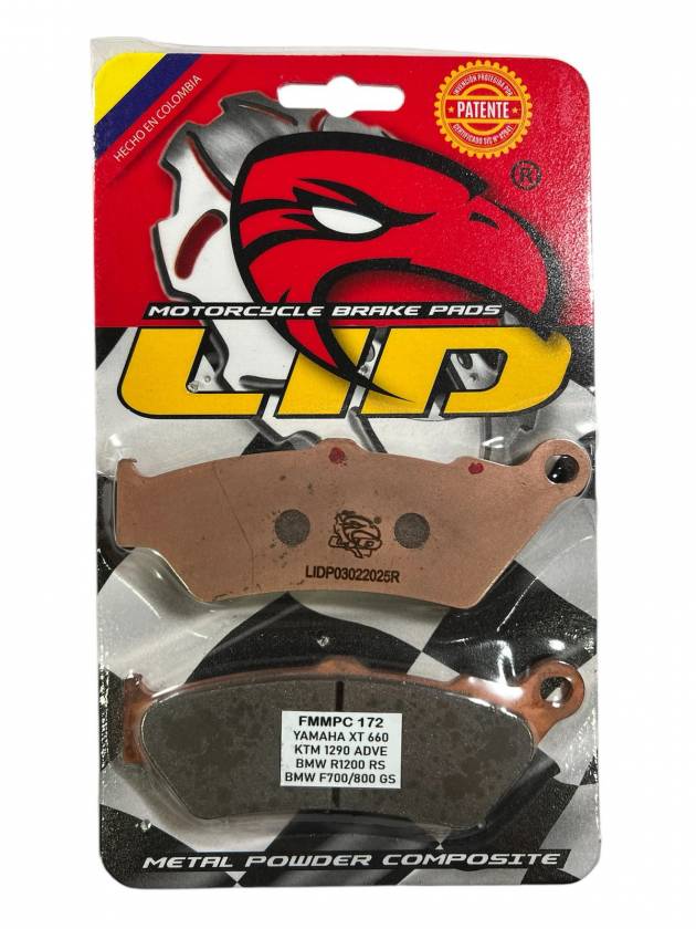 Pastillas de freno DELANTERAS para moto LID RACING PREMIUM para ROYAL ENFIELD HIMALAYAN 450