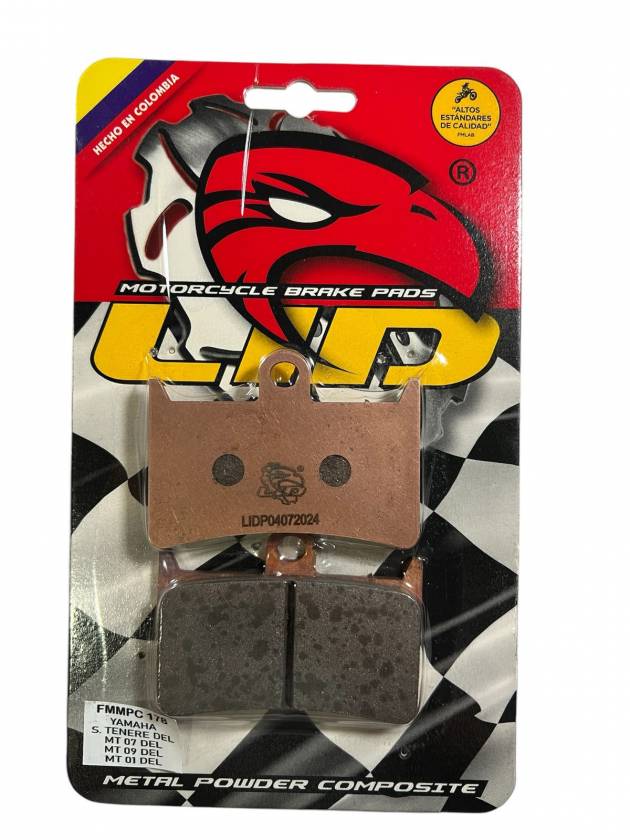Pastillas de freno DELANTERAS para moto LID RACING PREMIUM para YAMAHA MT 07