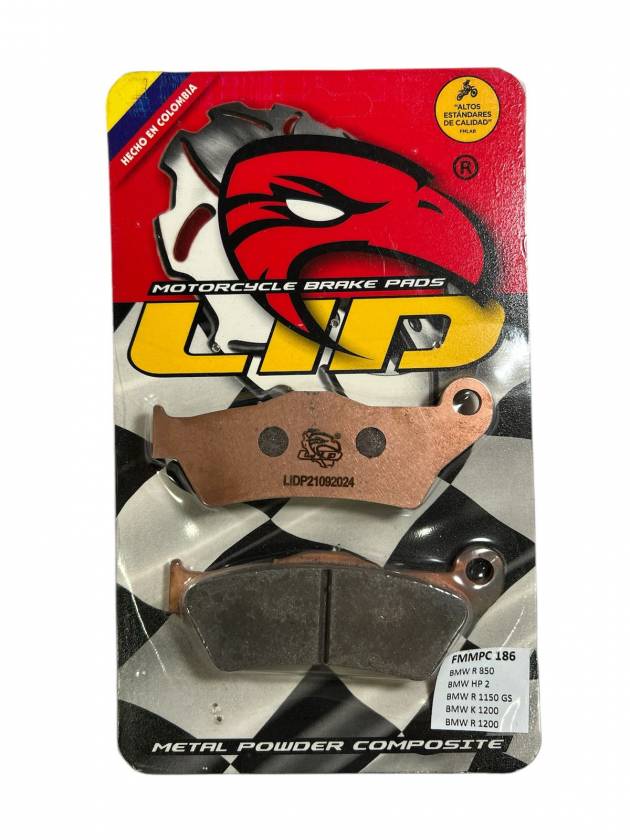 Pastillas de freno TRASERAS para moto LID RACING PREMIUM para BMW K25