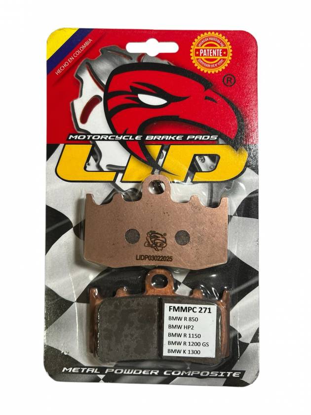 Pastillas de freno DELANTERAS para moto LID RACING PREMIUM para BMW K25