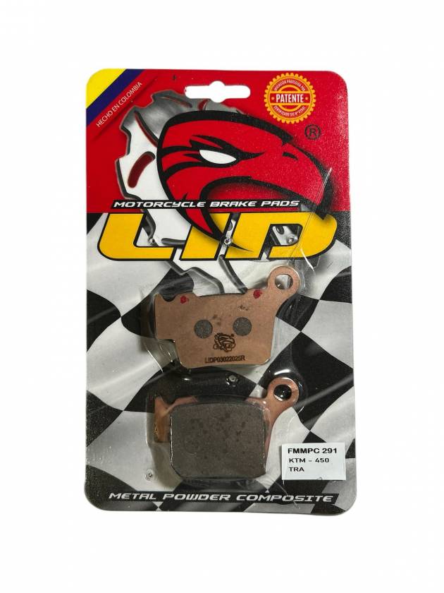 Pastillas de freno TRASERAS para moto LID RACING PREMIUM para HUSQVARNA ENDURO