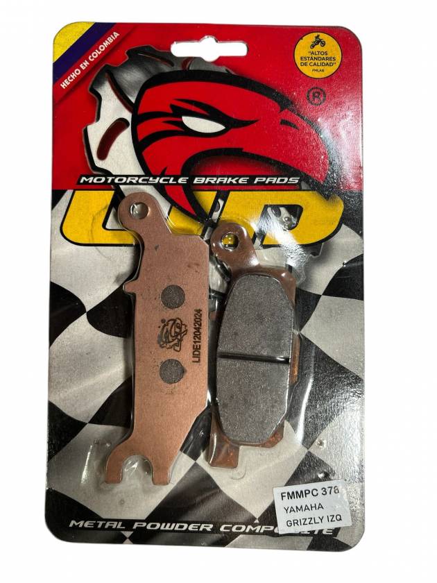 Pastillas de freno DELANTERAS para moto LID RACING PREMIUM para YAMAHA GRIZZLY