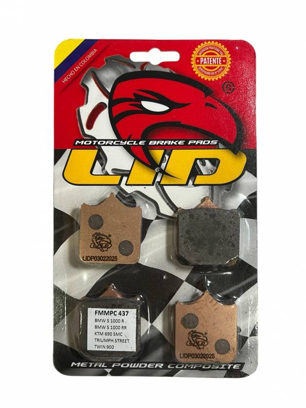 Pastillas de freno DELANTERAS para moto LID RACING PREMIUM para BMW S1000 RR