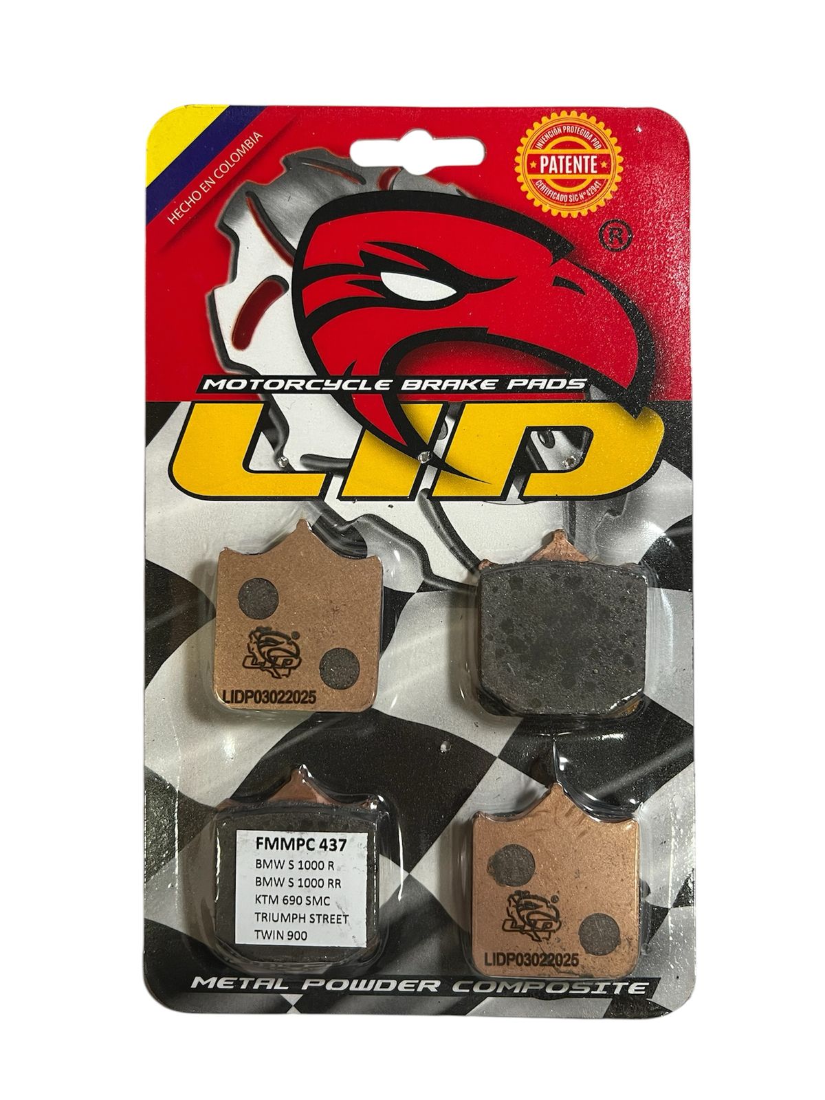 Pastillas de freno DELANTERAS para moto LID RACING PREMIUM para BMW S1000 RR