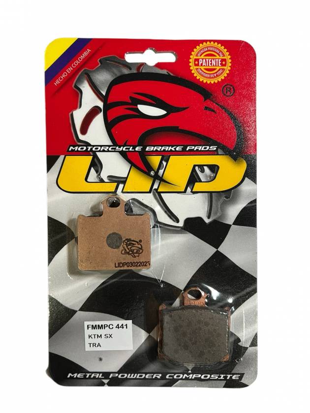Pastillas de freno TRASERAS para moto LID RACING PREMIUM para KTM 85 MV