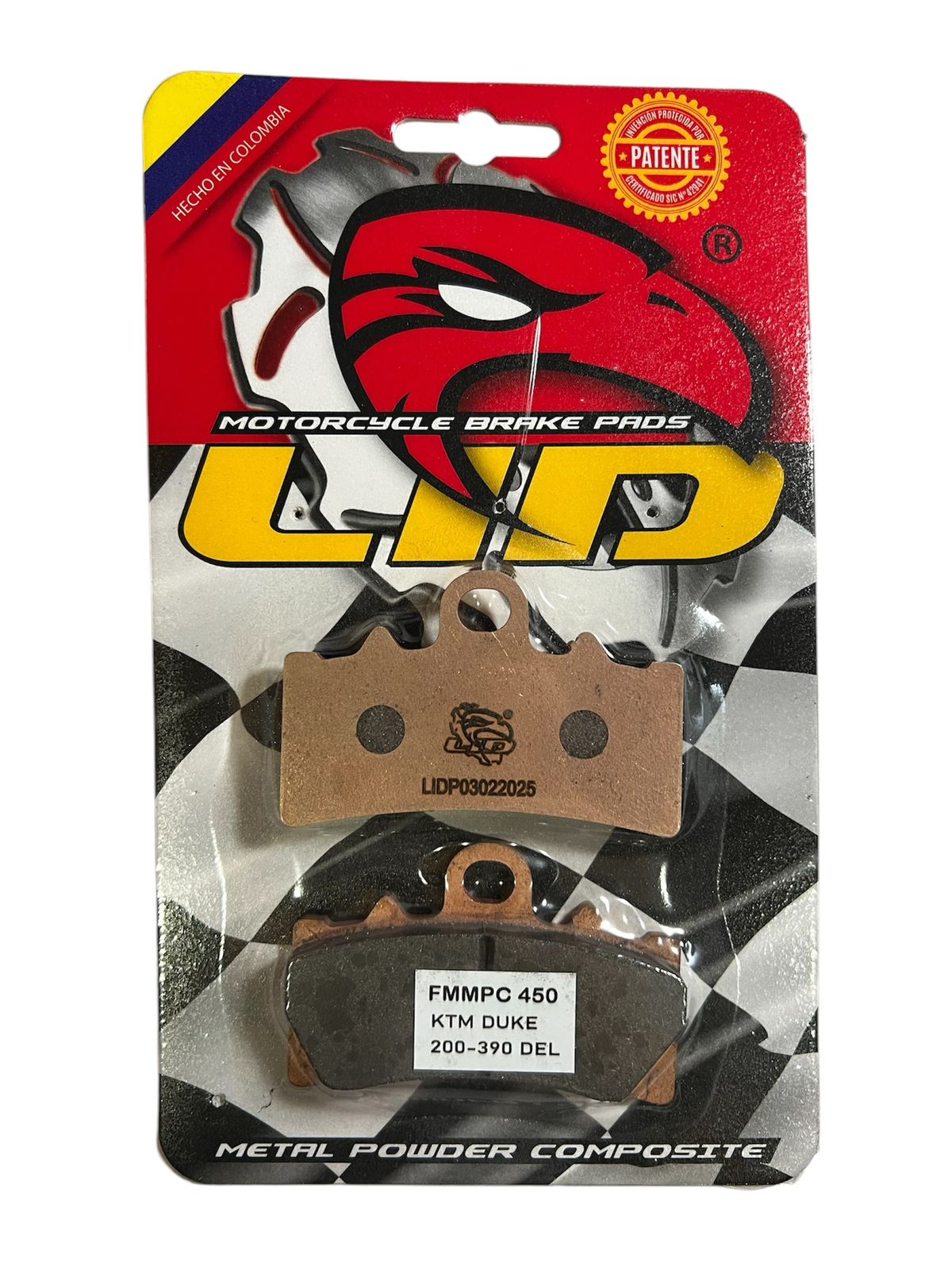 Pastillas de freno DELANTERAS para moto LID RACING PREMIUM para BMW G310