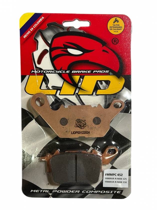 Pastillas de freno DELANTERAS para moto LID RACING PREMIUM para YAMAHA AEROX