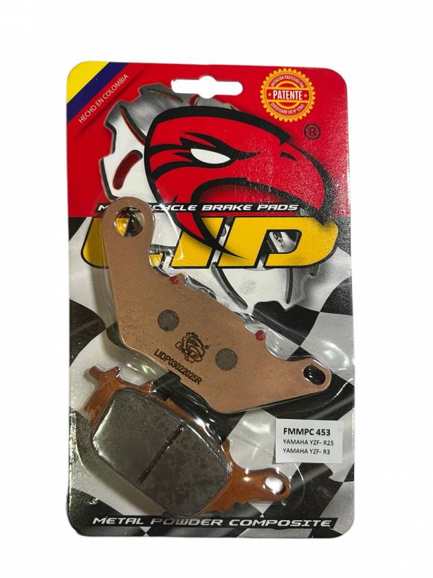 Pastillas de freno TRASERAS para moto LID RACING PREMIUM para YAMAHA XMAX