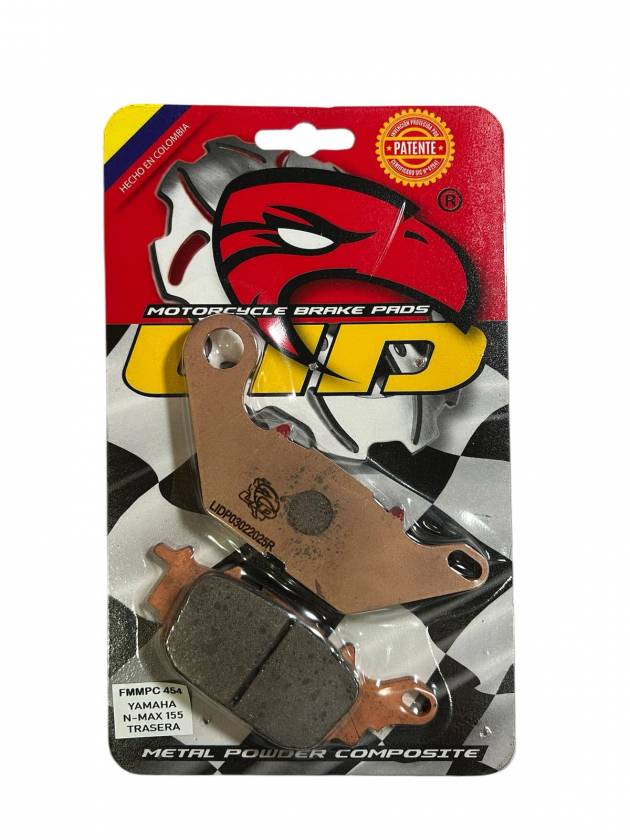 Pastillas de freno TRASERAS para moto LID RACING PREMIUM para YAMAHA NMAX