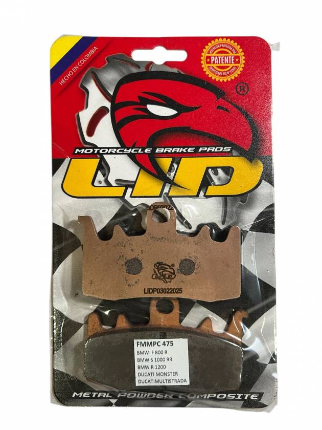 Pastillas de freno DELANTERAS para moto LID RACING PREMIUM para HUSQVARNA 701 SM