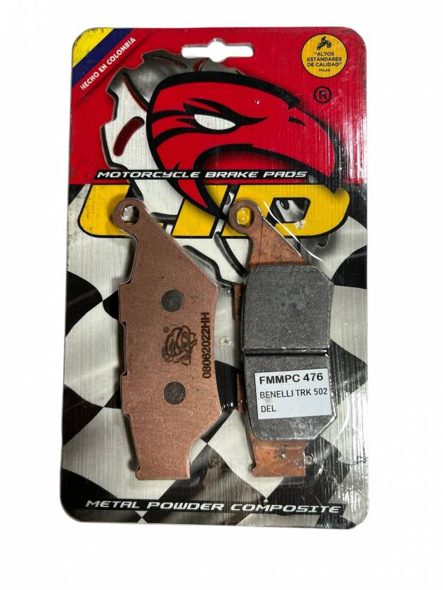 Pastillas de freno DELANTERAS para moto LID RACING PREMIUM para BENELLI TRK 502 X