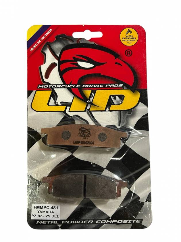 Pastillas de freno DELANTERAS para moto LID RACING PREMIUM para YAMAHA YZ 85