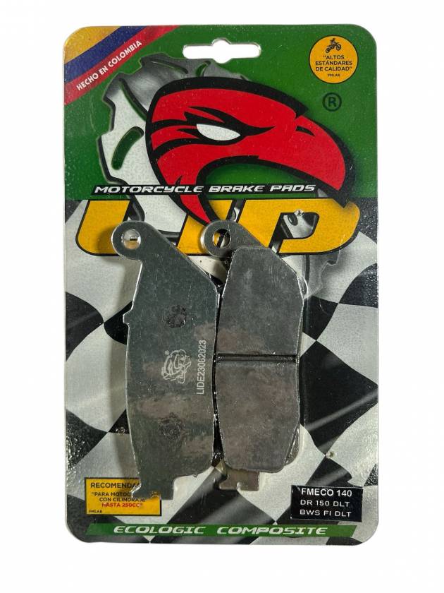 Pastillas de freno DELANTERAS para moto LID RACING ECO para HONDA SHADOW