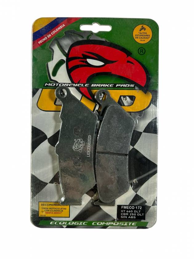 Pastillas de freno DELANTERAS para moto LID RACING ECO para YAMAHA XT 660